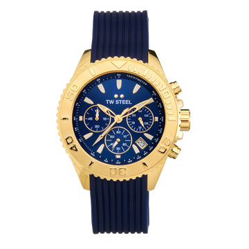 TW Steel  Blue & Gold Diver Vanceur Watch | VA2